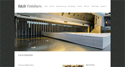 Desktop Screenshot of bandbfinishers.com